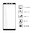 Full Coverage Tempered Glass Screen Protector for Samsung Galaxy A9 (2018) - Black